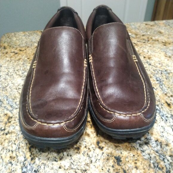Cole Haan Tucker Venetian Loafers Men's 13M Brown Leather Slip On Shoes C04059 - Picture 9 of 13